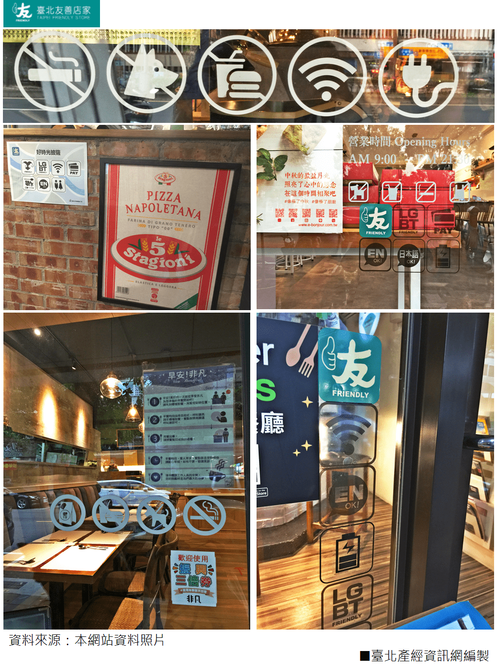 友善店家小旅行造訪店家之友善服務標示